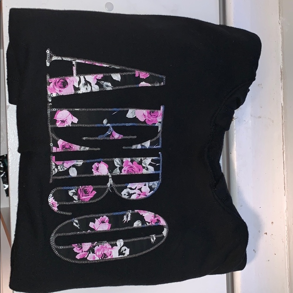 aero flowered hoodie